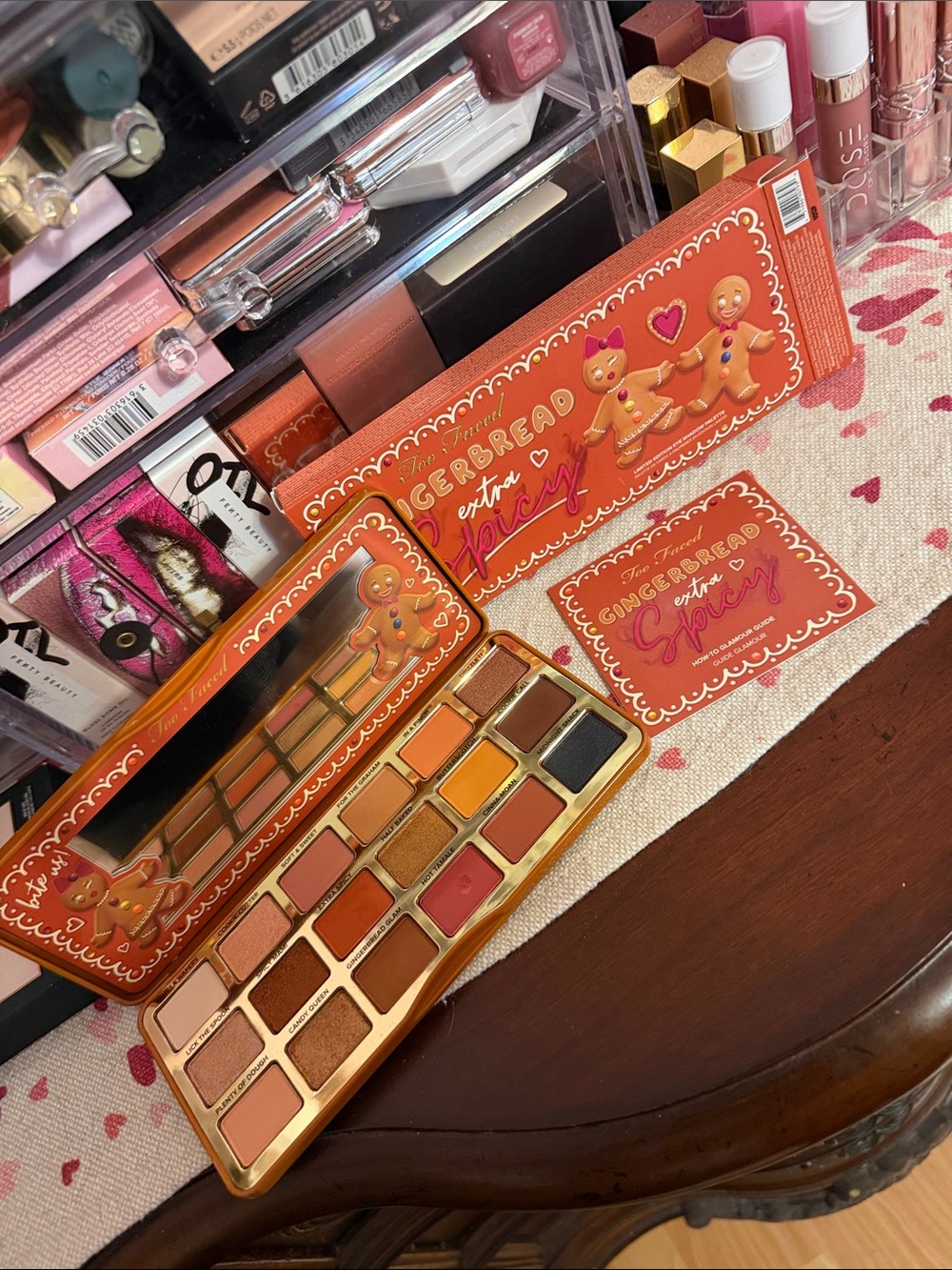 Too Faced gingerbread extra spicy eyeshadow palette